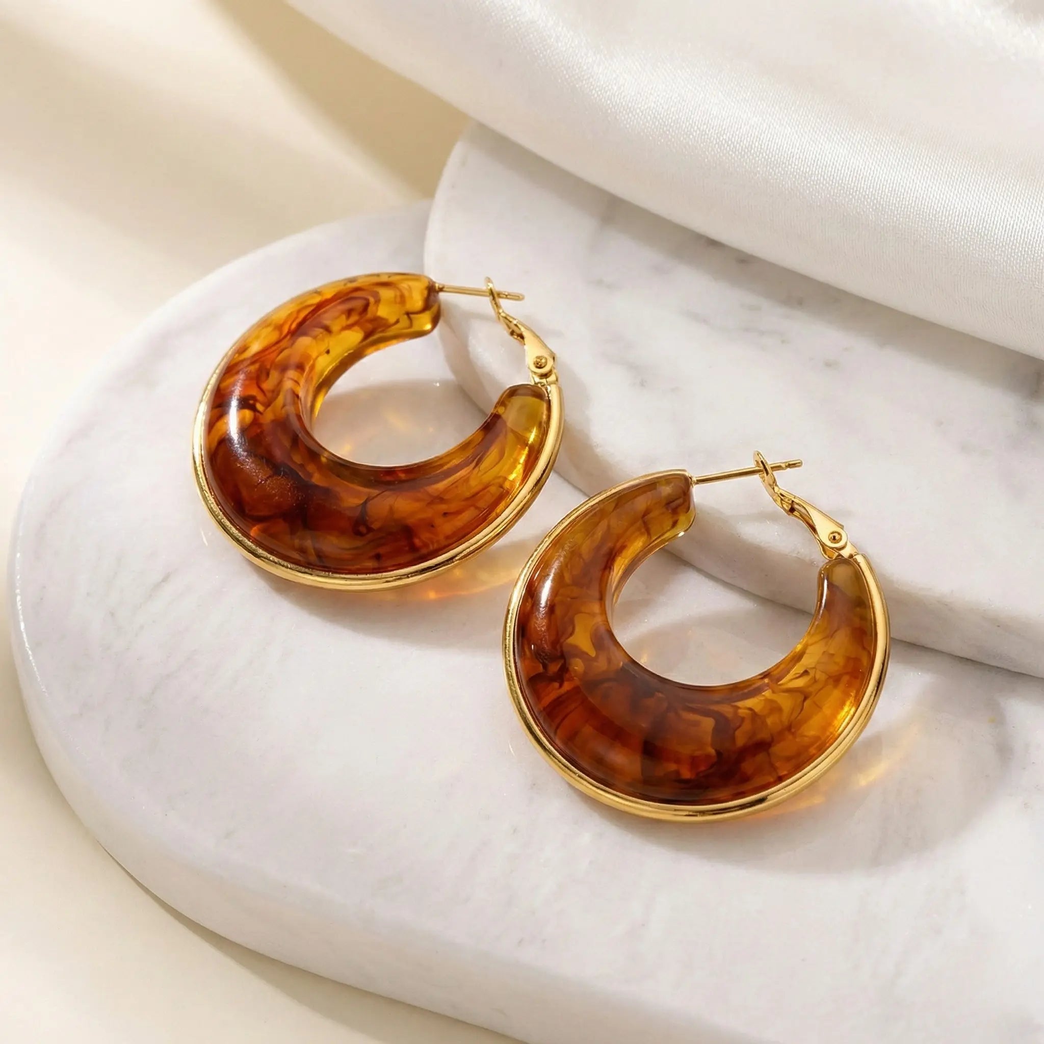 Boucles d'Oreille Resina