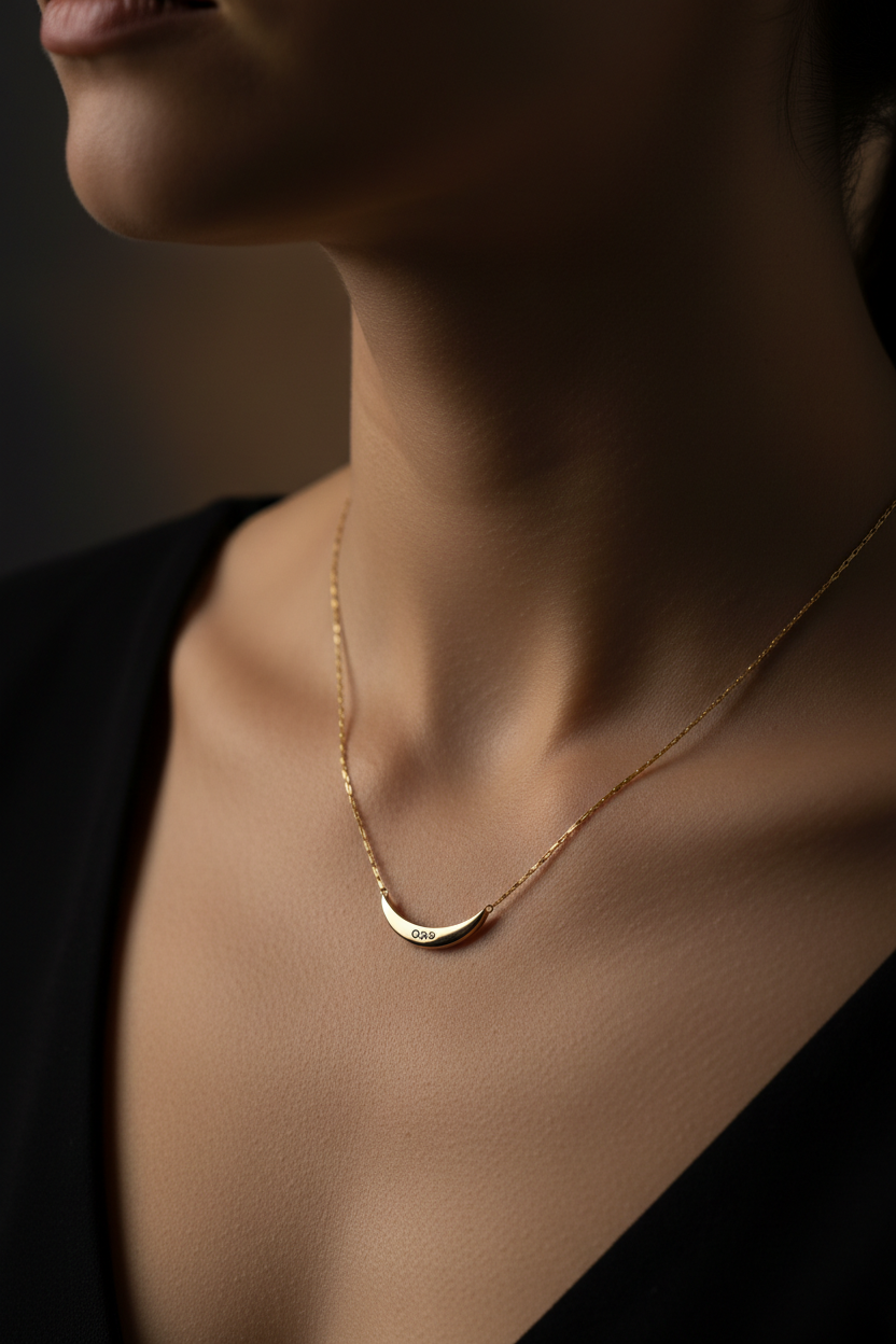 change le collier et choisi un collier en couleur or et un modele plus fin plus élégant