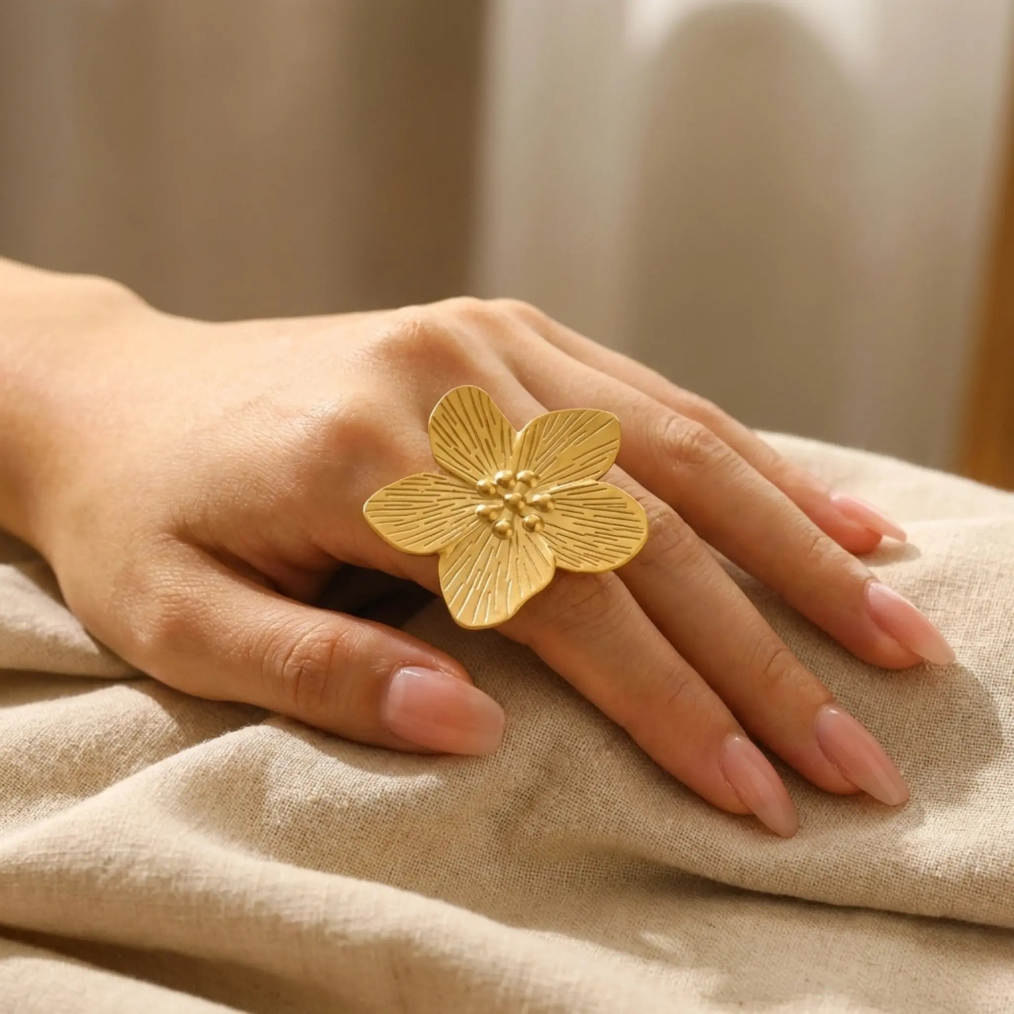 Bague Fleur d'Or